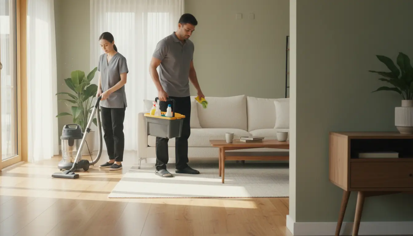 How long professional house cleaning should take