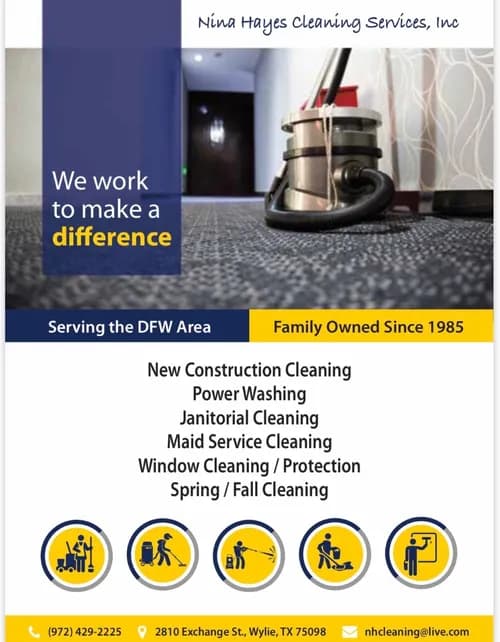 Nina Hayes Cleaning Services Inc