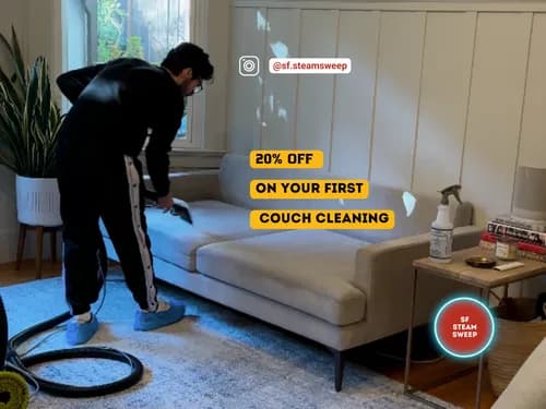 sf steamsweep Couch Cleaning